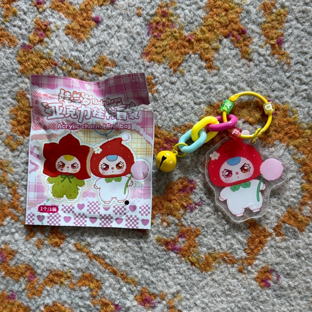Baby Three Acrylic Charm Blind Bag Red